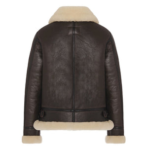 Women's B-3 Bomber Jacket in Brown W72N100 - Cockpit USA Women