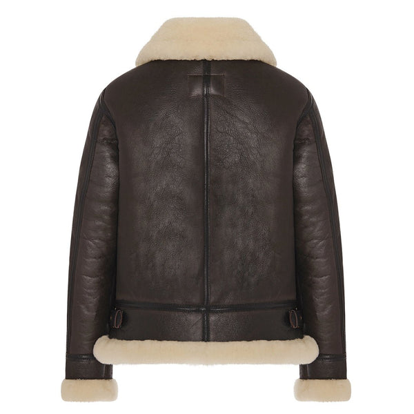 Women's B-3 Bomber Jacket in Brown W72N100 - Cockpit USA Women