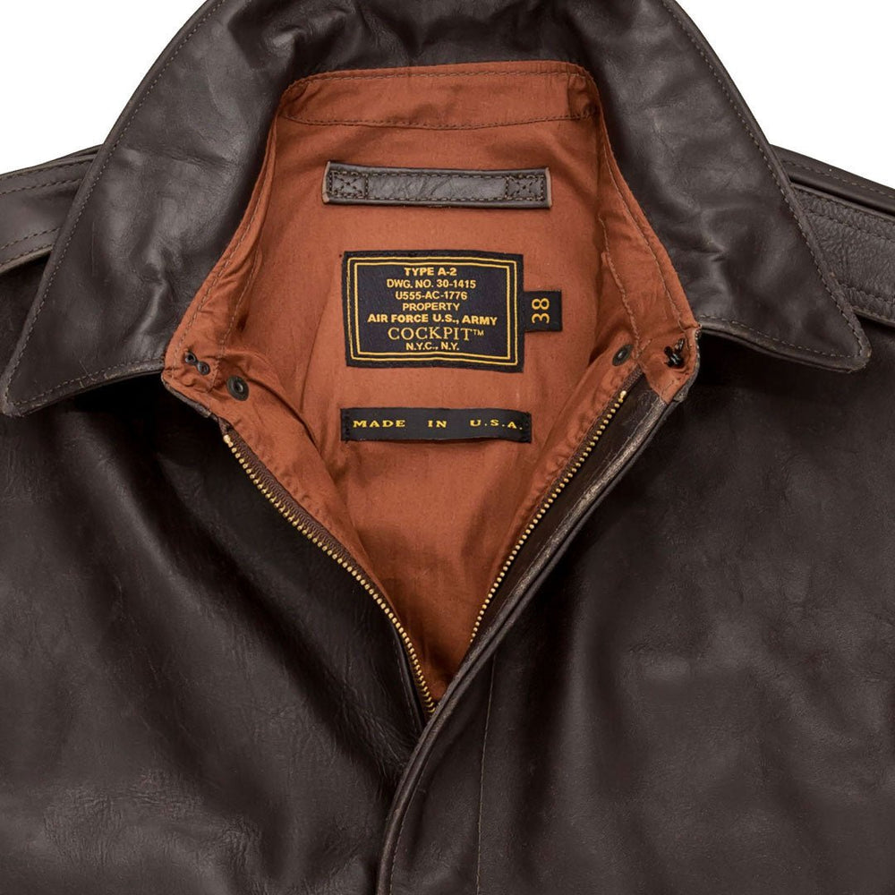 40th Anniversary A-2 Flight Jacket LONG/TALL Z21W009L - Cockpit USA