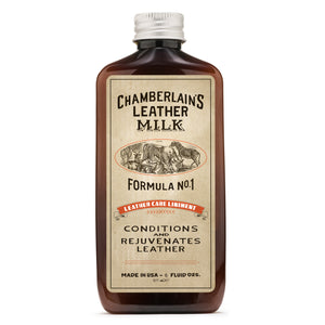 Leather Milk® Leather Care Liniment No. 1 6oz w pad