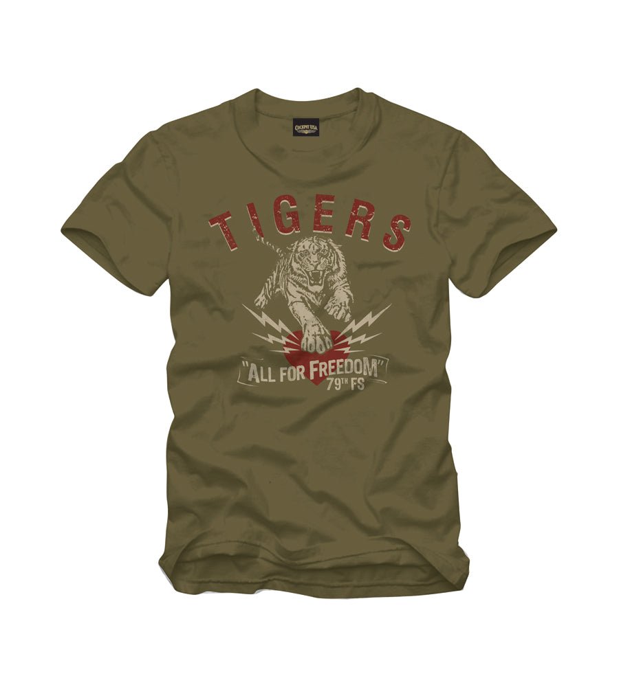 79 Tigers Tee Z12V008D - Cockpit USA Graphic T-Shirts