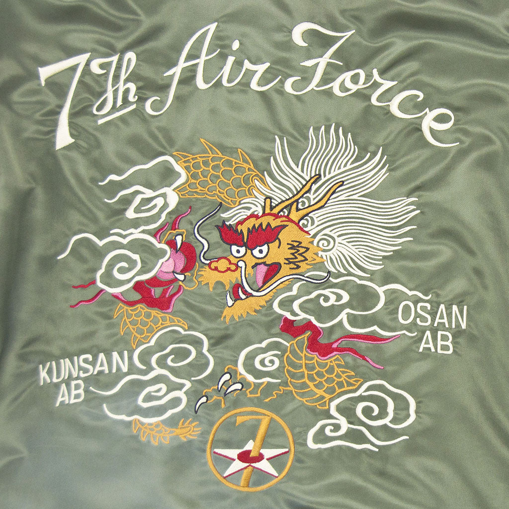 7th Air Force Souvenir Jacket-Sage
