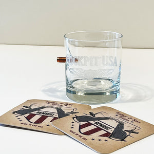 Cockpit USA Logo 11 oz Whiskey Glass by BenShot Z99F118