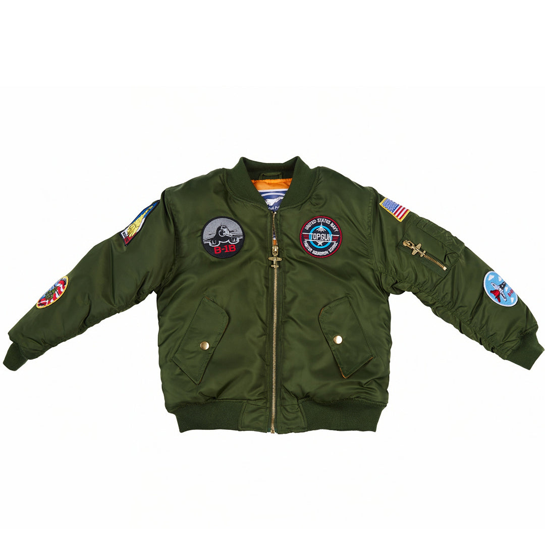 Light Pink Bomber Flight Jacket for Kids | Cockpit USA