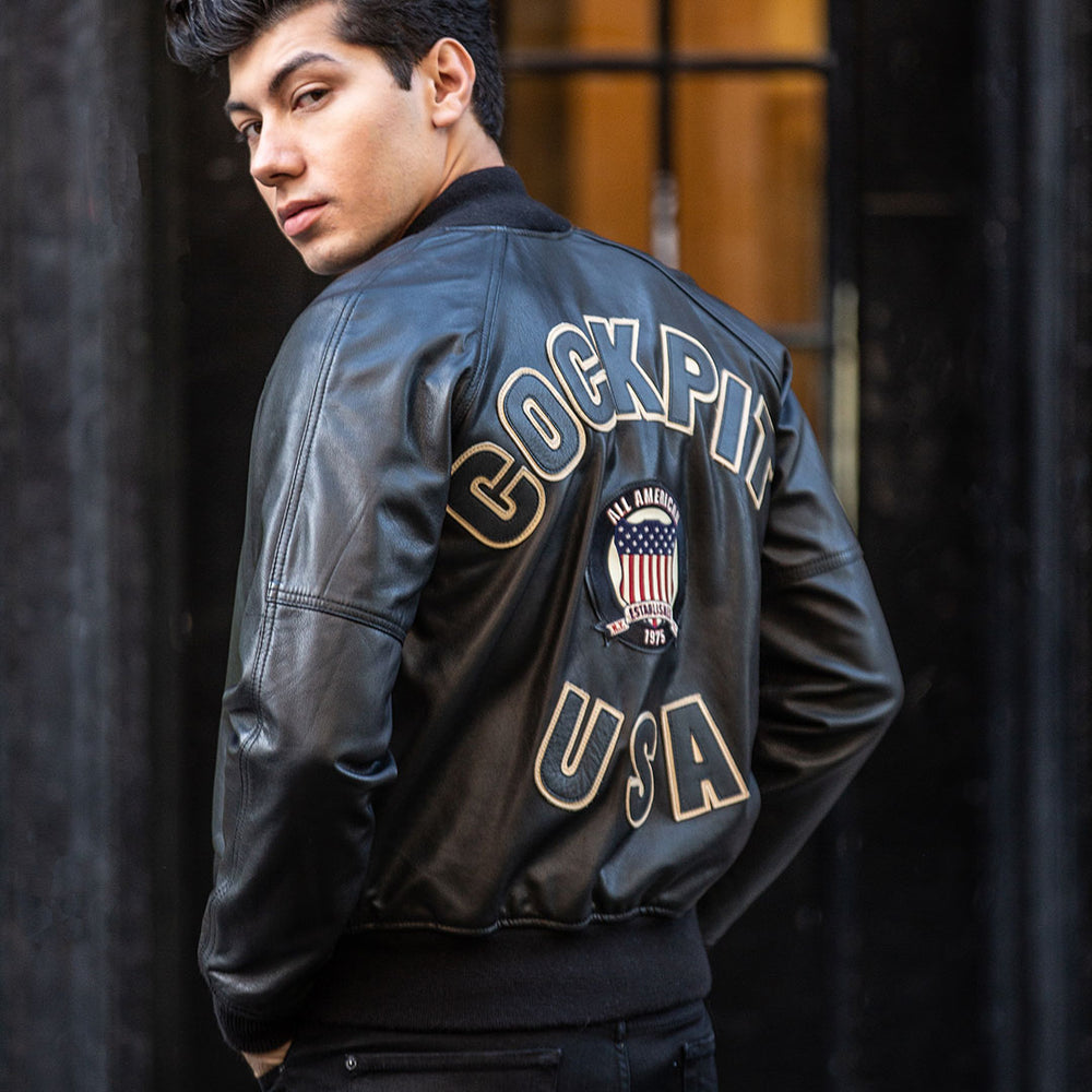 Cockpit USA Letterman Jacket - Cockpit USA