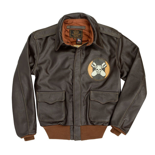 Aces and Eights™ Hand-Painted Flight Jacket Z21V029M - Cockpit USA Apparel & Accessories