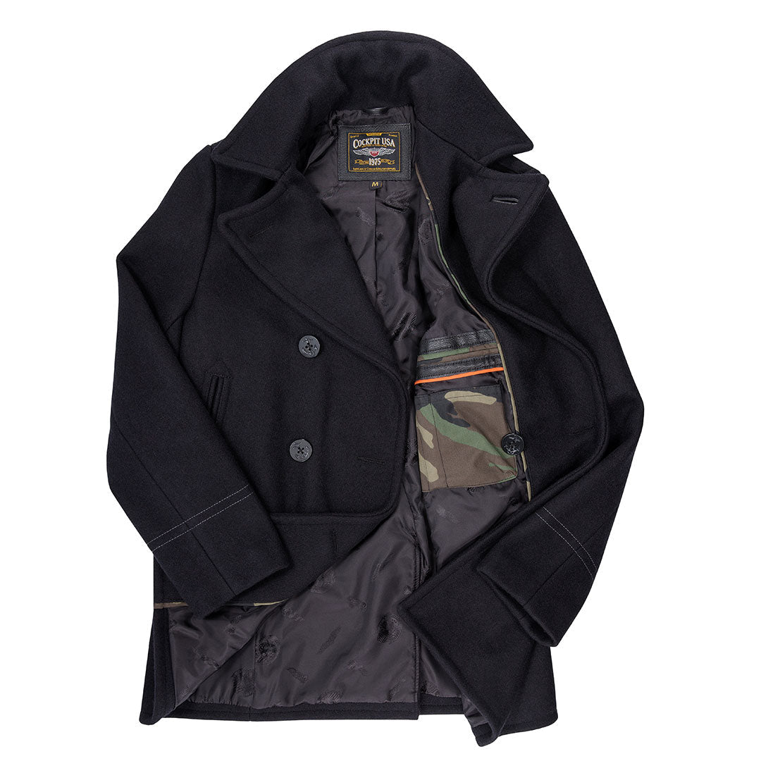 Authentic US Navy Peacoat | Men's Admiral Wool Peacoat