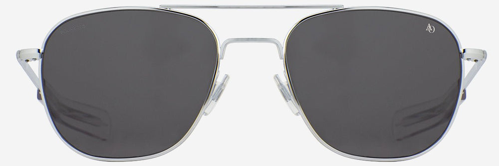 American Optical Original Pilot Sunglasses (polarized)- SILVER Z99D109 - Cockpit USA Accessories