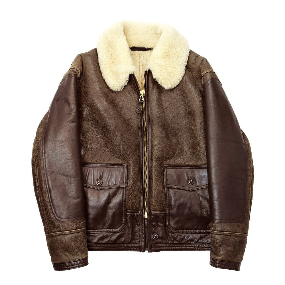 AN-J-4 Sheepskin Jacket Z42633 - Cockpit USA Men