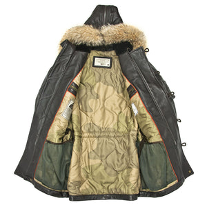 Antique Lamb N3B Long Parka