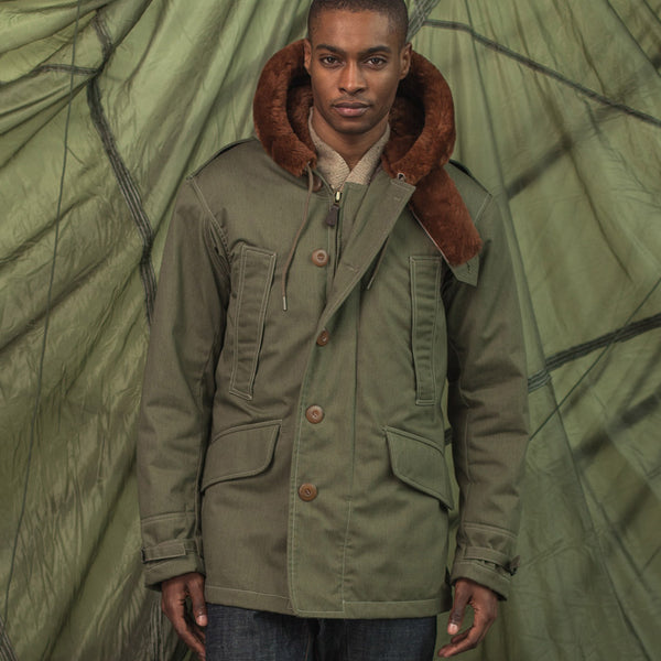 B-11 Winter Parka on model