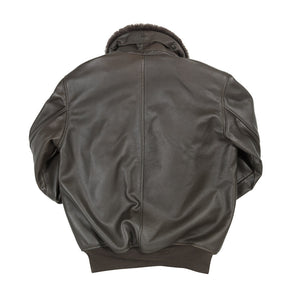 B-15 Leather Flight Jacket Z27H02 in Brown - Cockpit USA Men