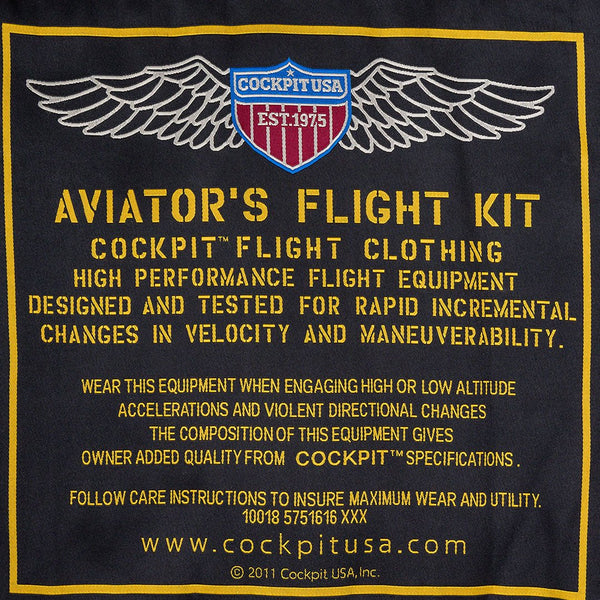 B-15 Leather Flight Jacket Z27H02 in Brown - Cockpit USA Men