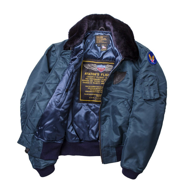 B-15 Nylon Bomber Jacket Z2213 - Cockpit USA Men