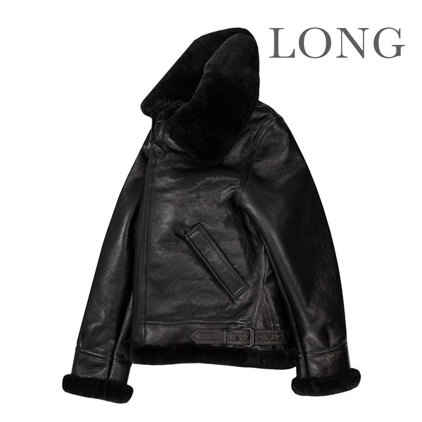 B-3 Sheepskin Jacket-Long Z2102BML - Cockpit USA Men
