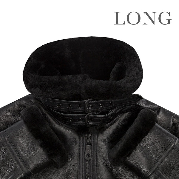 B-3 Sheepskin Jacket-Long Z2102BML - Cockpit USA Men