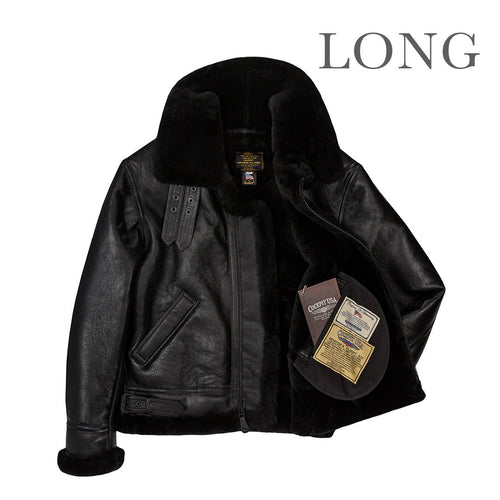 B-3 Sheepskin Jacket-Long Z2102BML - Cockpit USA Men