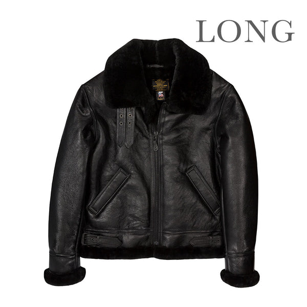 B-3 Sheepskin Jacket-Long Z2102BML - Cockpit USA Men