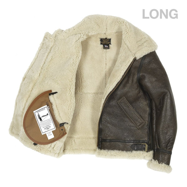 B-3 Sheepskin Jacket (Long) Z2102ML - Cockpit USA Men