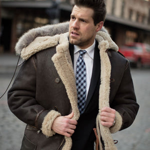 B-7 Aleutian WWII Sheepskin Parka Z21M035 - Cockpit USA Men