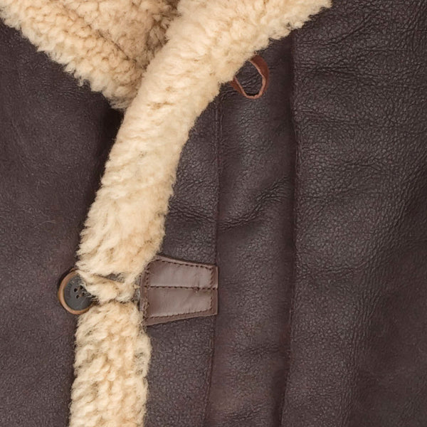 B-7 Aleutian WWII Sheepskin Parka buttons