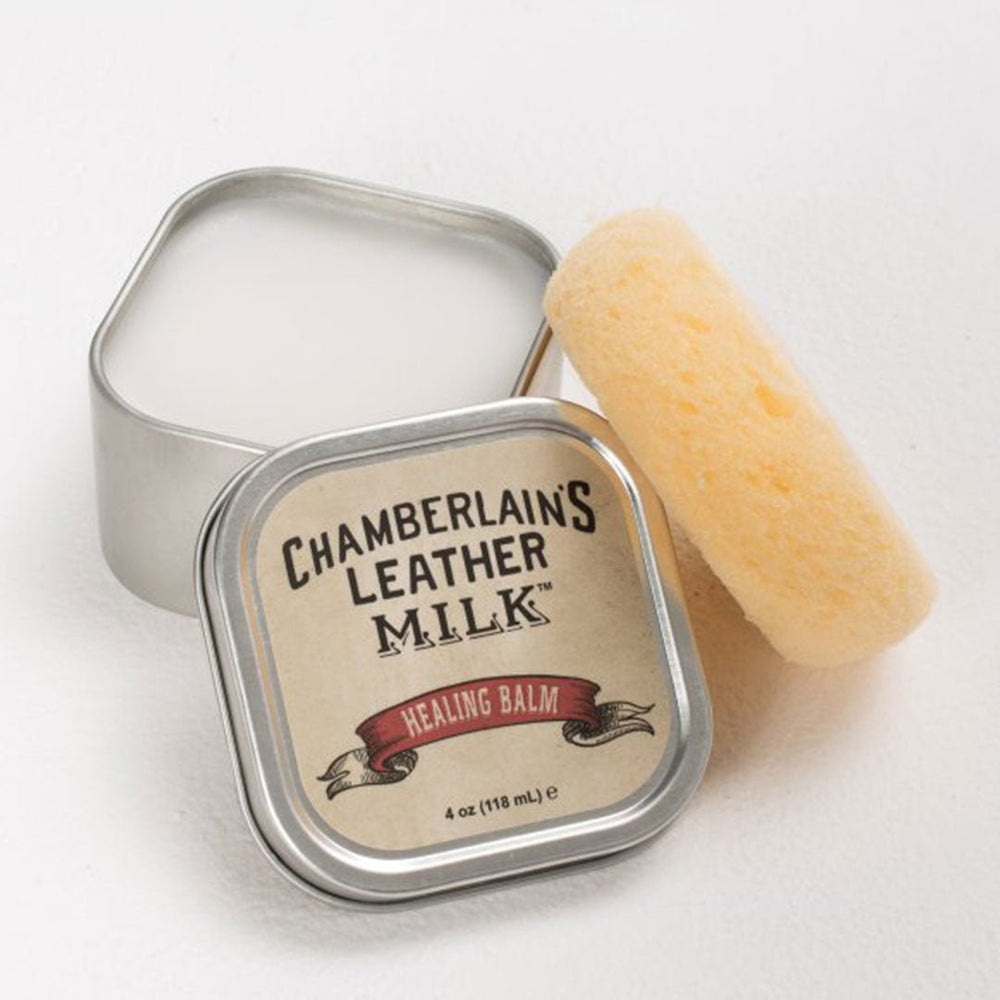 Chamberlain’s Leather Milk® Healing Balm 4oz Tin Z99Y014 - Cockpit USA Accessories