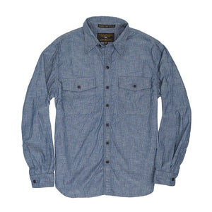 CHAMBRAY OFFICERS SHRT Z42X008 - Cockpit USA Men