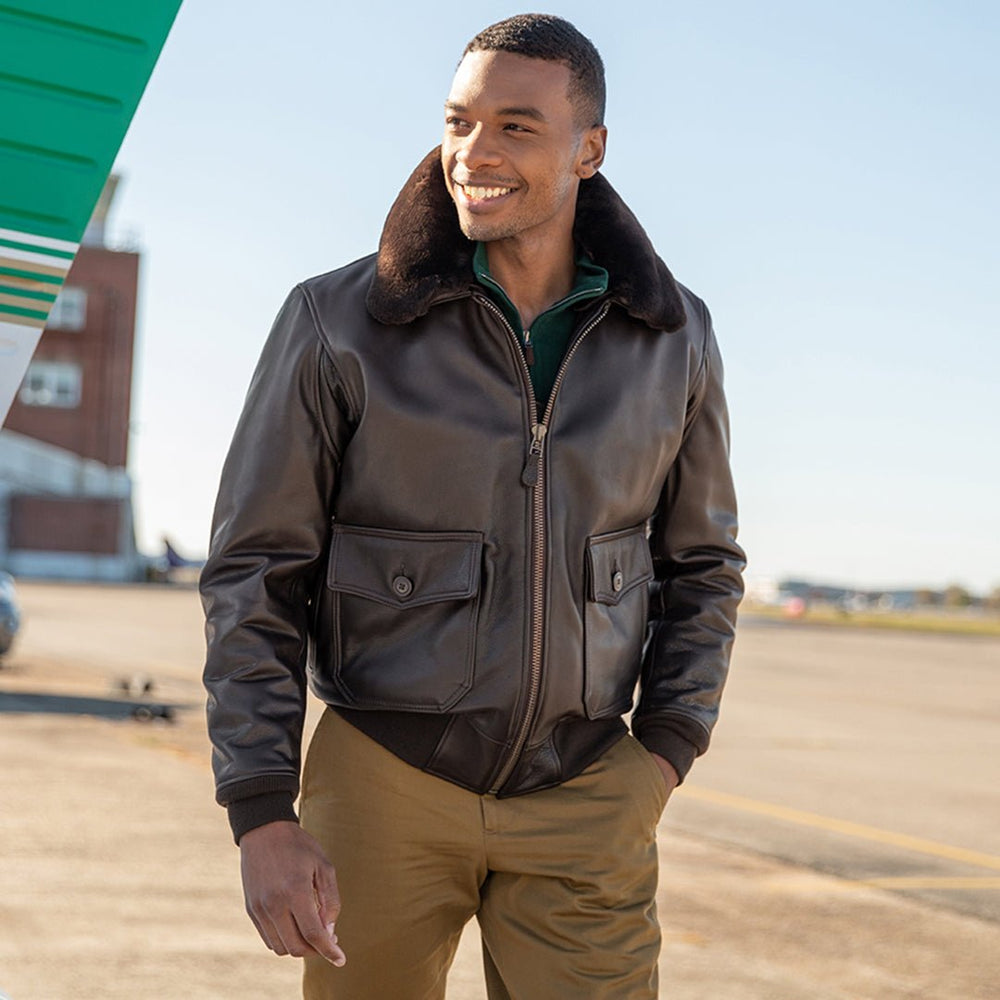 Cockpit G-1 Bomber Jacket Z201035MC - Cockpit USA Men