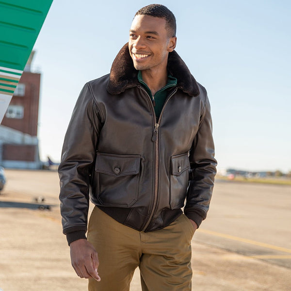 Cockpit G-1 Bomber Jacket Z201035MC - Cockpit USA Men