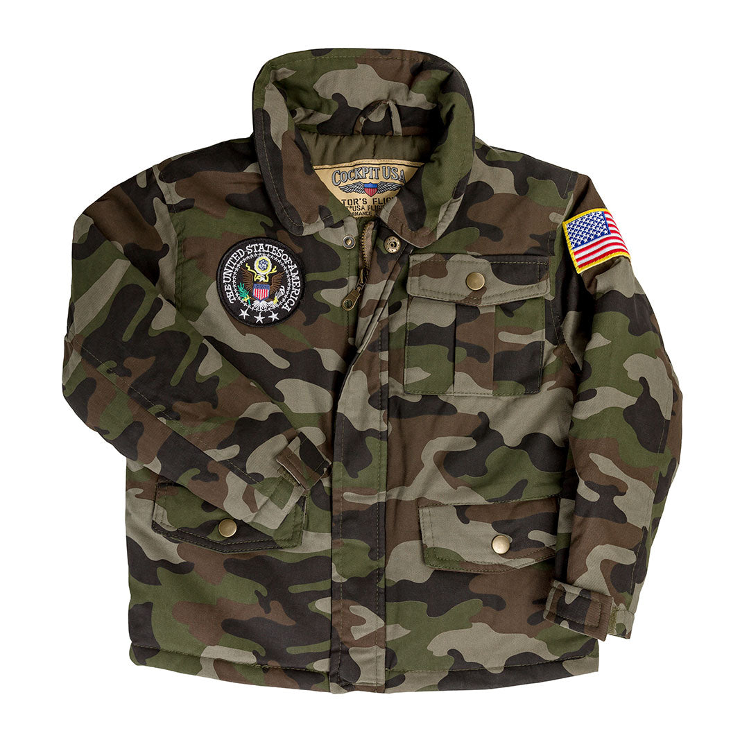 Kids Camouflage Jacket Kids Camo Jacket Cockpit USA