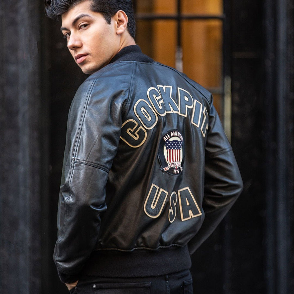 Cockpit USA Letterman Jacket Z21P016 - Cockpit USA Men