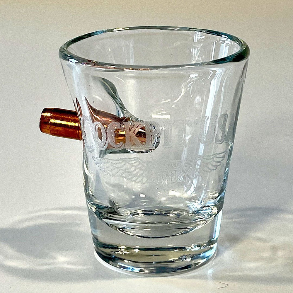 Cockpit USA Logo 2 oz Shot Glass by BenShot Z99F117 - Cockpit USA Accessories