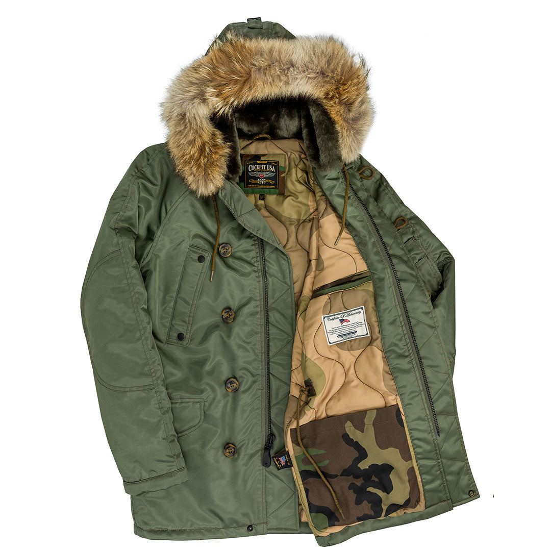 Air Force N3b Parka Original Men's Extreme Cold Weather Parka