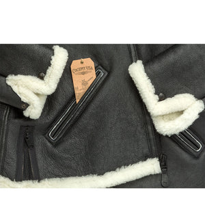 The Goodlife B-6 Sheepskin Jacket-Cockpit USA