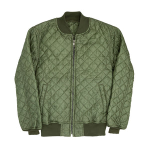 Diamond Quilted Bomber Jacket-Cockpit USA