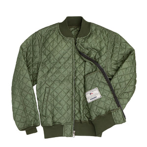 Diamond Quilted Bomber Jacket-Cockpit USA