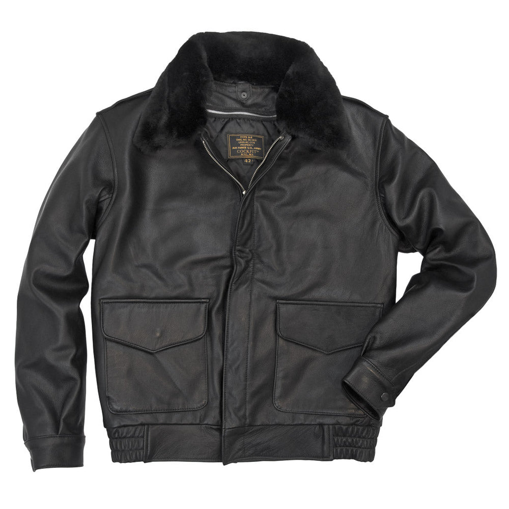 Flight Crew Leather Jacket Z21S021 - Cockpit USA Men