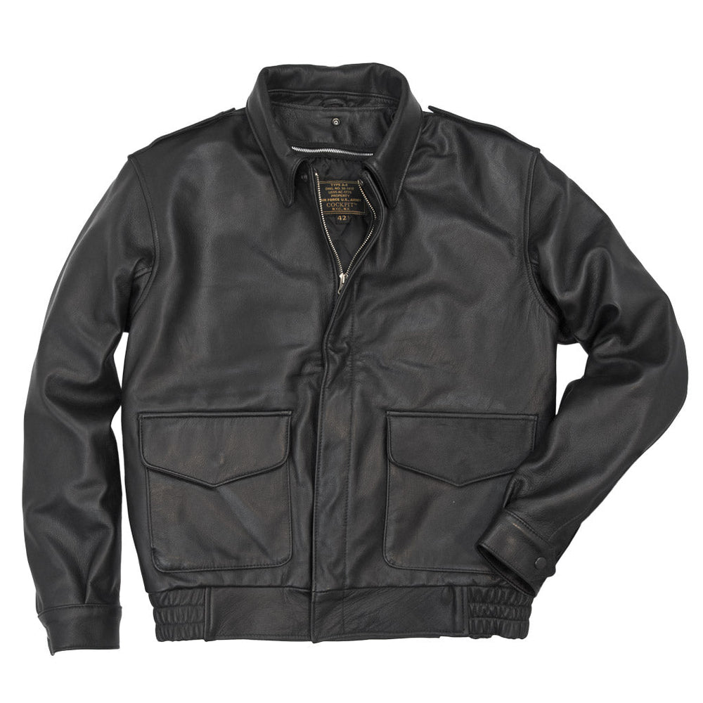 Flight Crew Leather Jacket Z21S021 - Cockpit USA Men