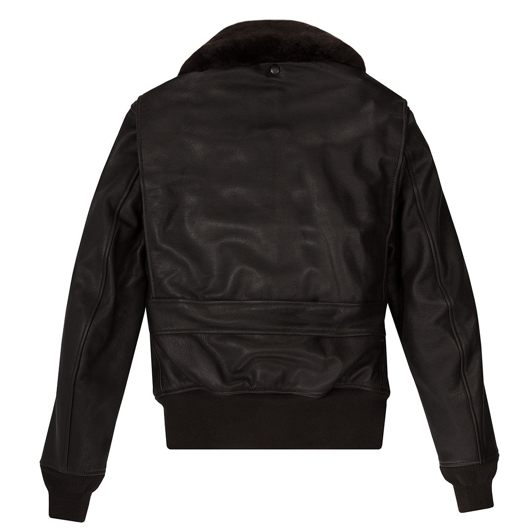 Flight Jacket with Removable Fur Collar | Cockpit USA