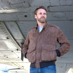 Gentlemen’s Cedar A-2 Flight Jacket Z21H100 - Cockpit USA Apparel & Accessories