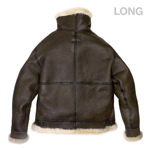 Genuine B-3 Bomber Jacket (Long) back