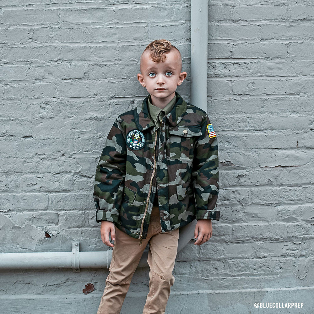 KIDS Camouflage Field Jacket KIDSM43 - Cockpit USA Kids