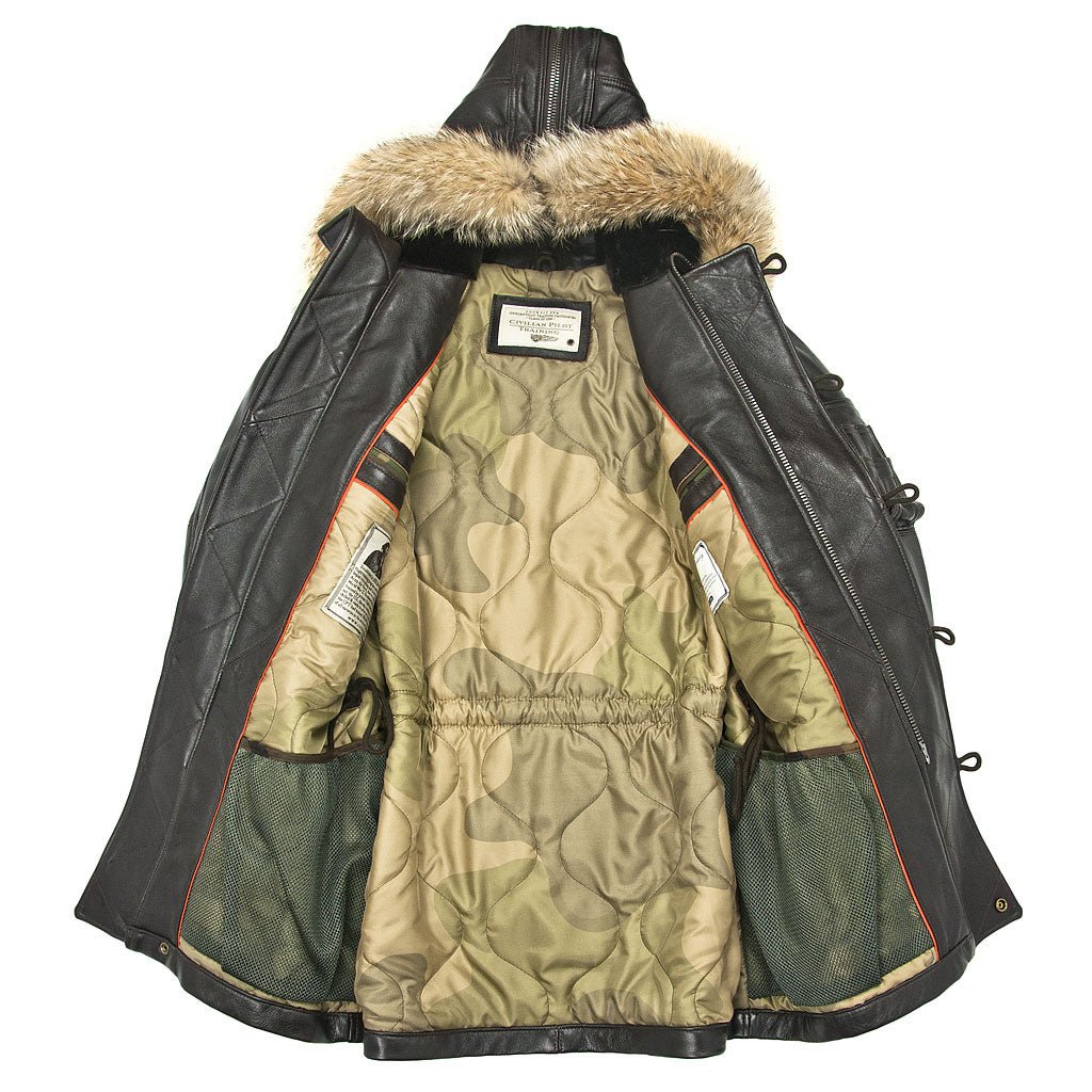 Men's N3B Long Parka | Lambskin Parka | Cockpit USA Men's N3B Long Parka | Lambskin Parka | Cockpit USA