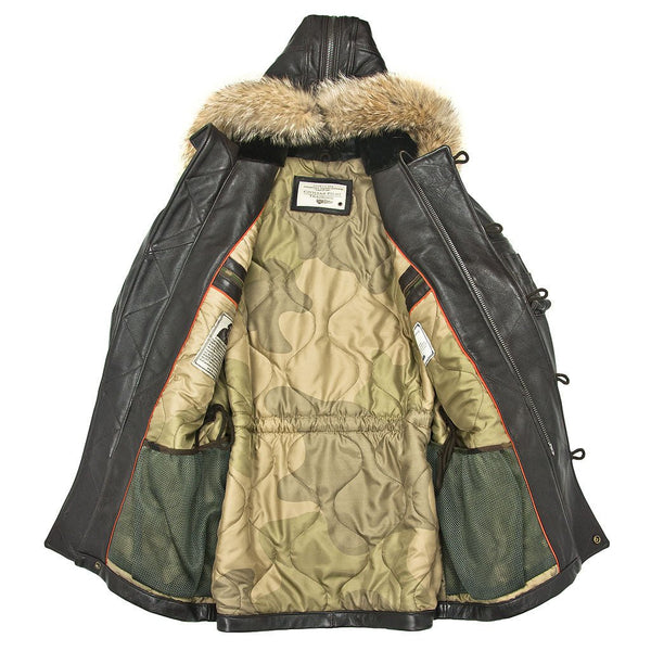 Lambskin N3B Long Parka Z21U038 - Cockpit USA Men