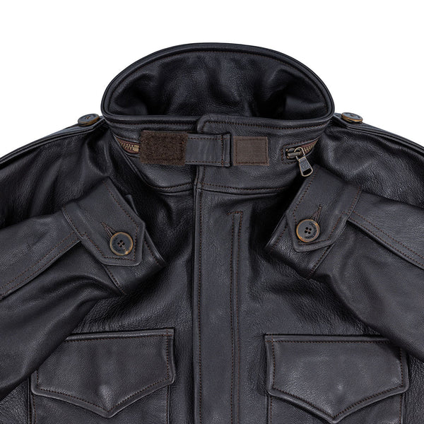 Leather M-65 Field Jacket Z21S024G - Cockpit USA Men