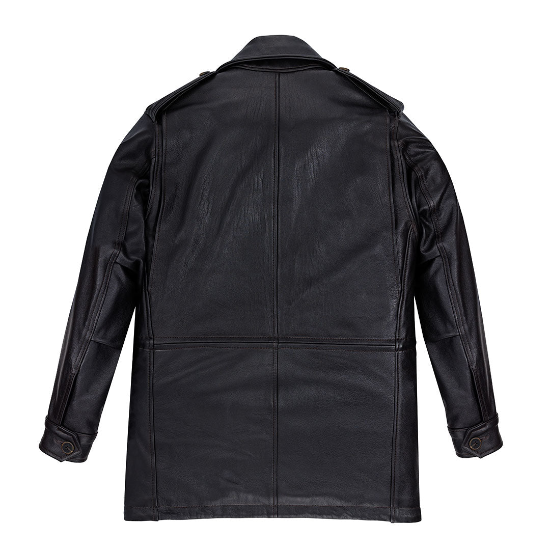 M65 Leather Field Jacket - Brown | Proudly Made in USA