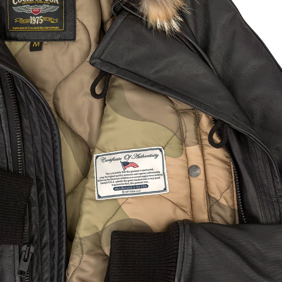 N2B Jacket | Rugged Leather Bomber Jacket | Cockpit USA