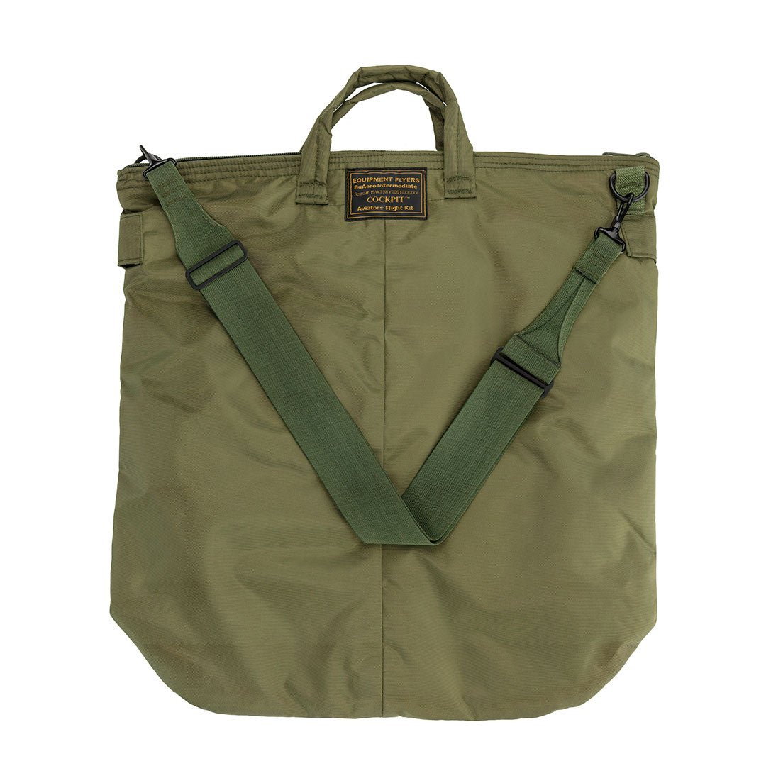 【米国製】Cockpit USA ヘルメットバッグ オリーブ Pilot Helmet Bag | Flight Helmet Bag - Nylon | Cockpit USA