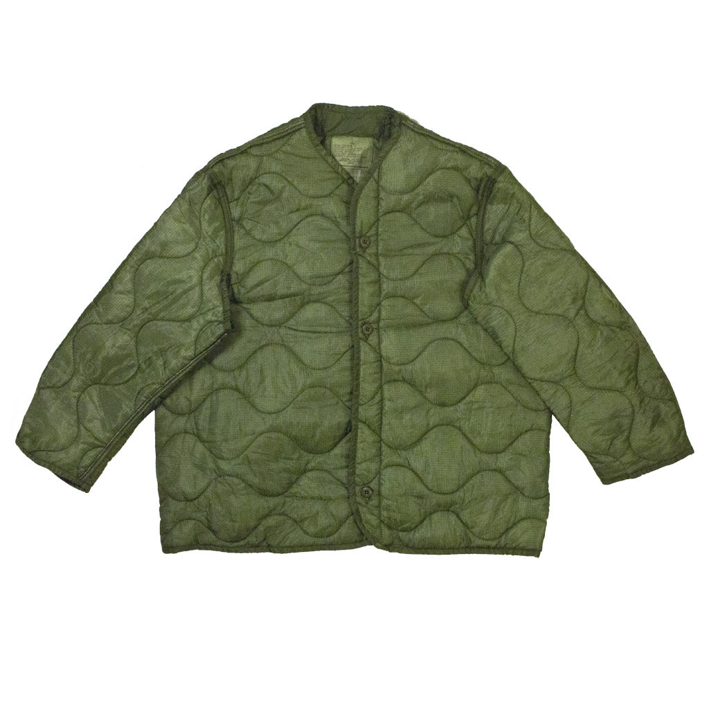 M-65 Military Field Jacket Quilted Coat Liner, OD Green & Coyote Brown
