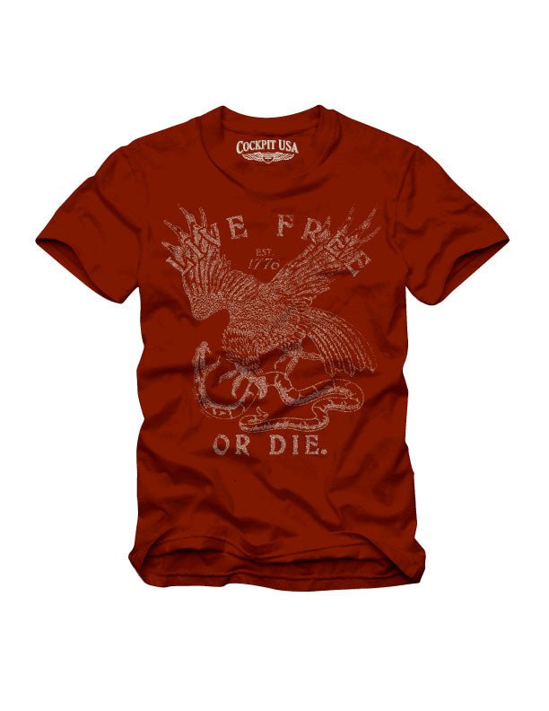 Live Free or Die Tee Z12G001D - Cockpit USA Graphic T-Shirts